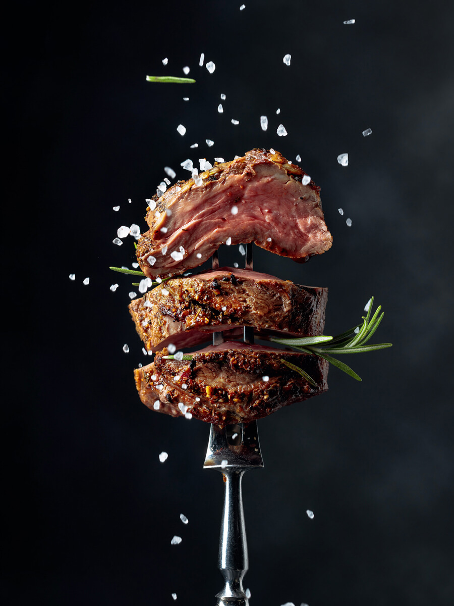 New York Strip Steak with Garlic Butter